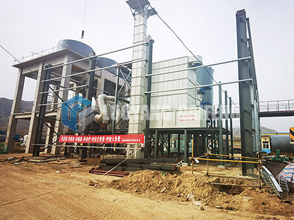 Место установки 15T цементного завода Weinan Yaobai